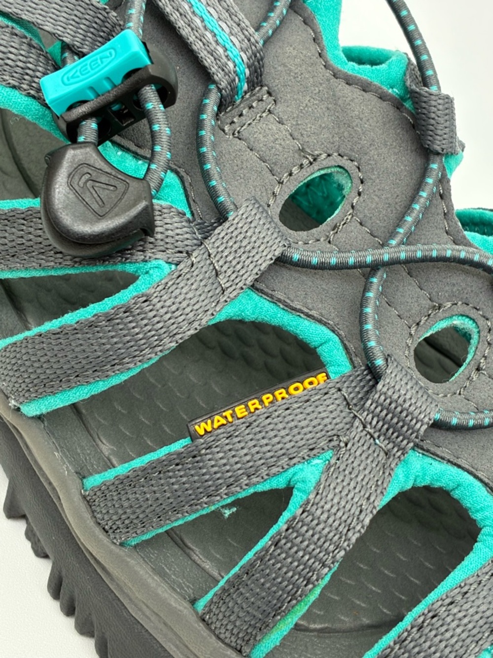 KEEN Women's Whisper Hiking & Walking Sandals in Dark Shadow/Ceramic | Size: 9 - Picture 10 of 15